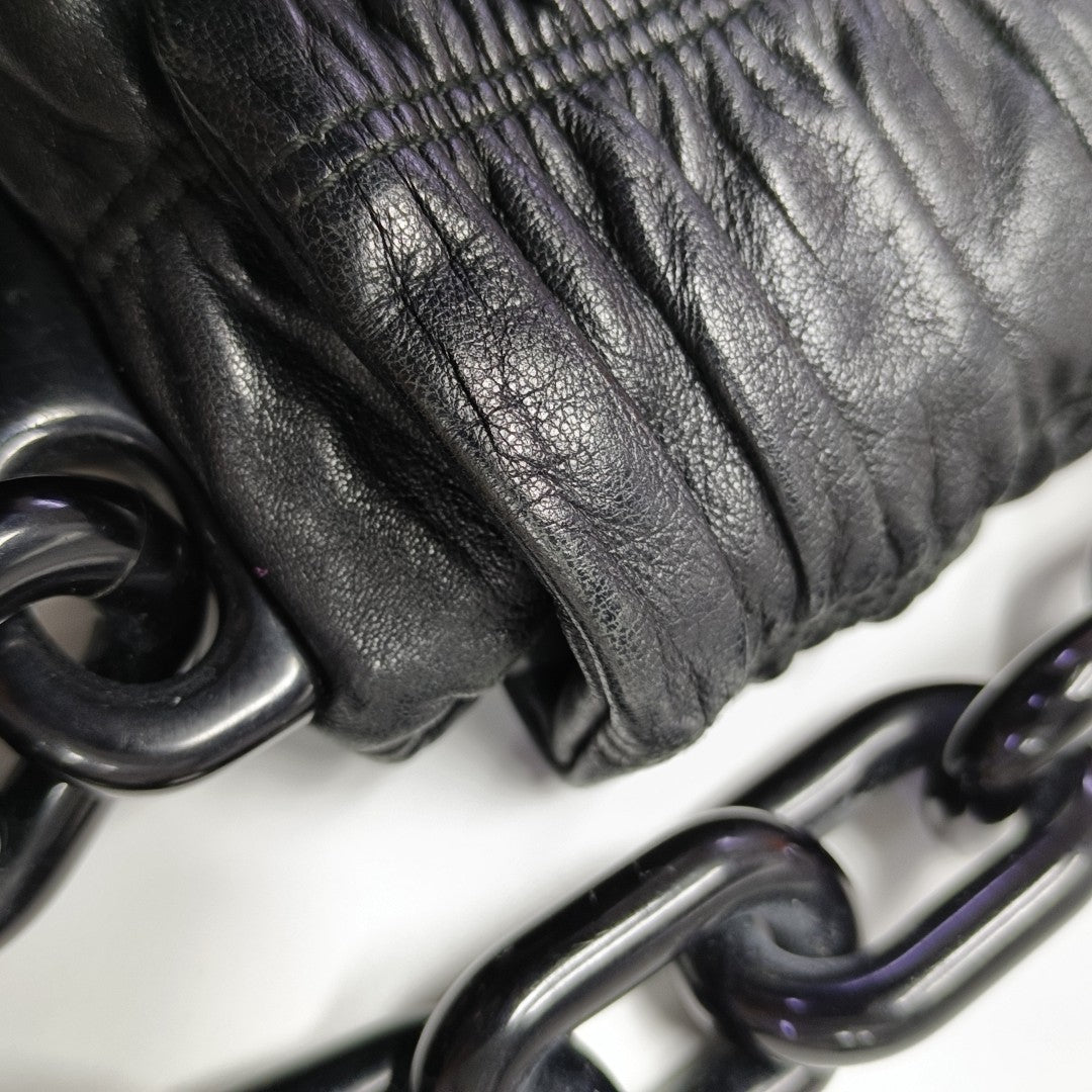 Gaufre Quilted Lambskin Black
