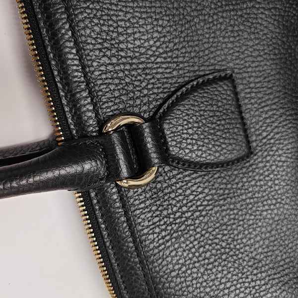 Microguccissima Calfskin Black