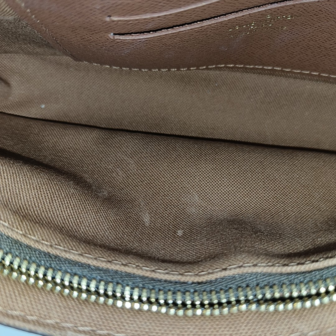 IVY Monogram Coated Canvas Brown