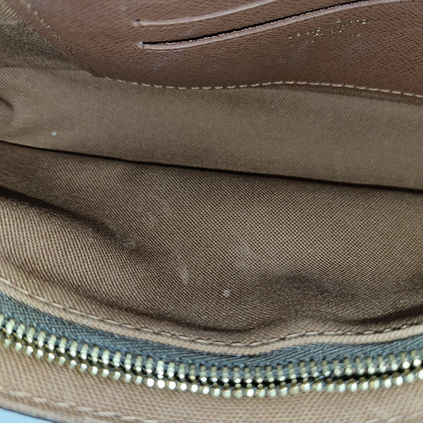 IVY Monogram Coated Canvas Brown