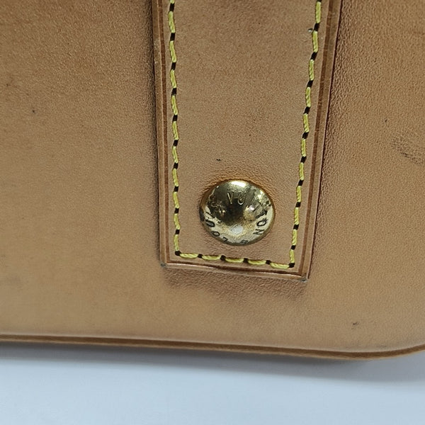 ALMA BB Monogram Coated Canvas Brown