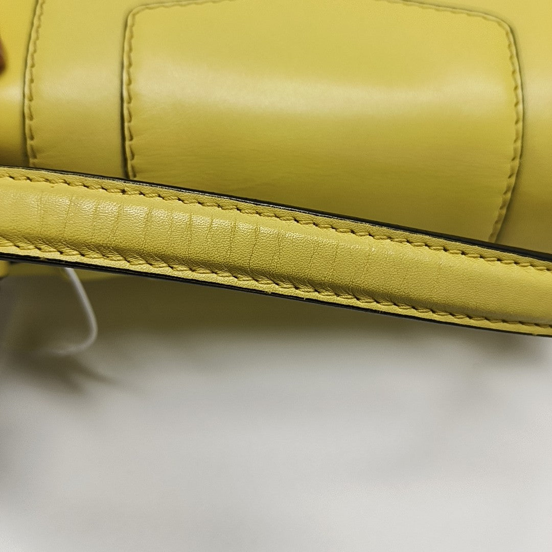 SERPENTI FOREVER Small Quilted Calfskin Yellow