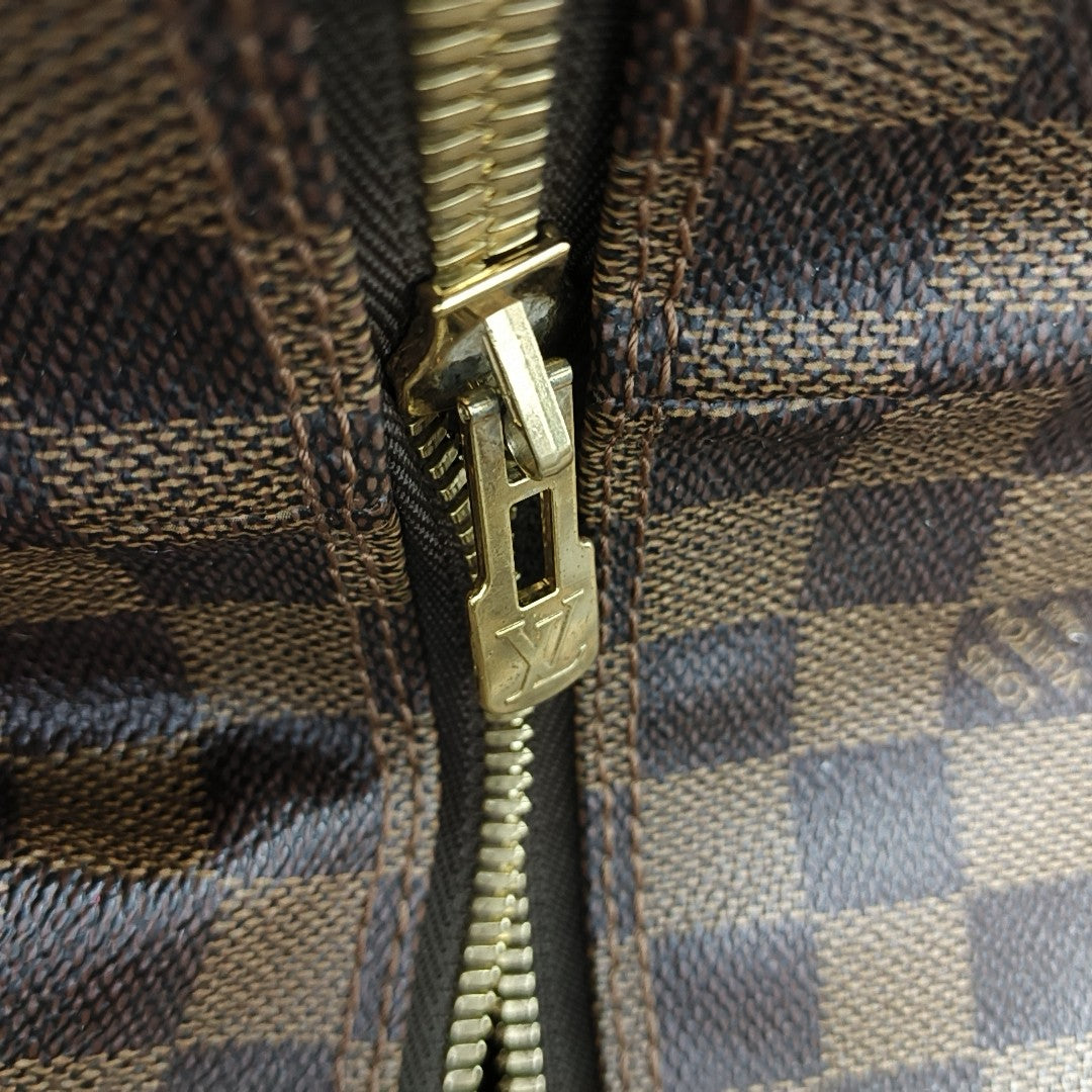 EOLE Damier Ebene Coated Canvas Brown