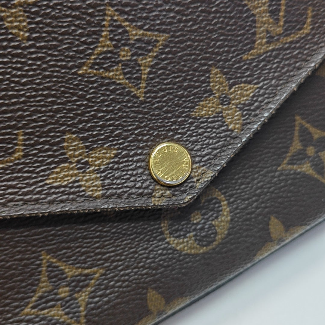 FÉLICIE Monogram Coated Canvas Brown