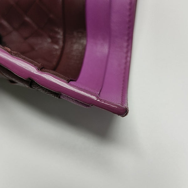 Lambskin Card Holder Red