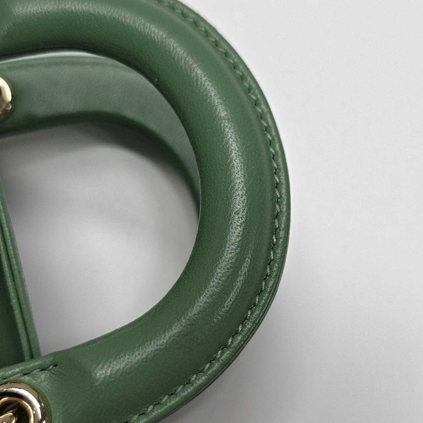 Lady Dior Super Mini Cannage Lambskin Green
