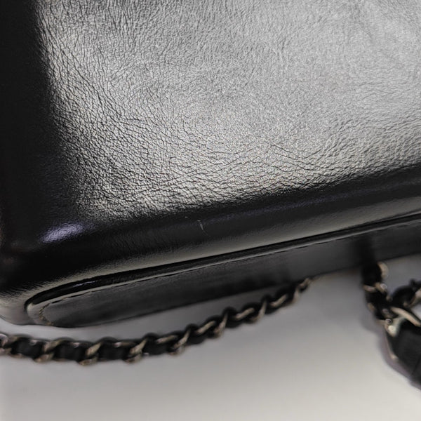 GABRIELLE Medium Quilted Calfskin Black
