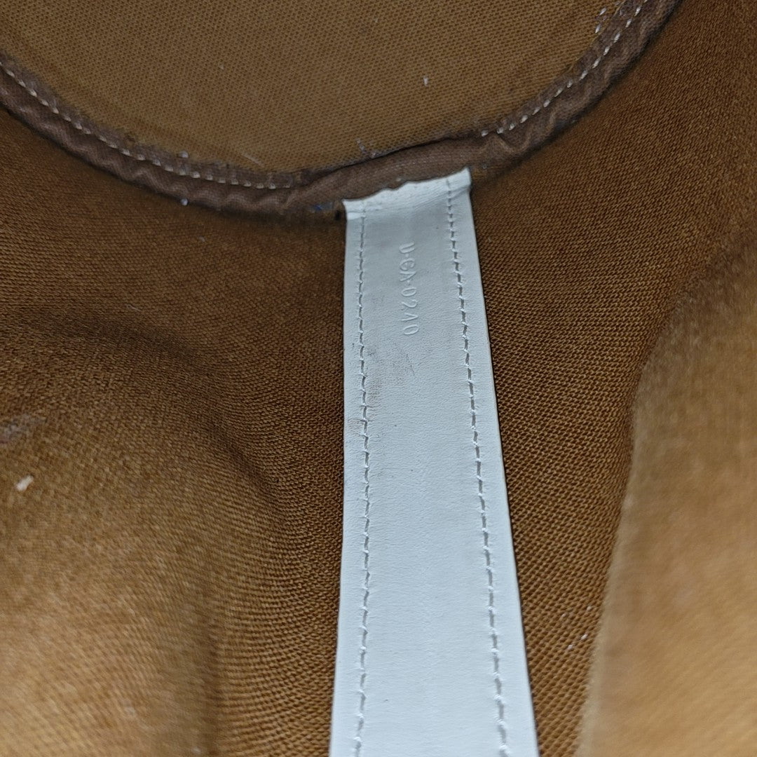 Coated Canvas Small Brown