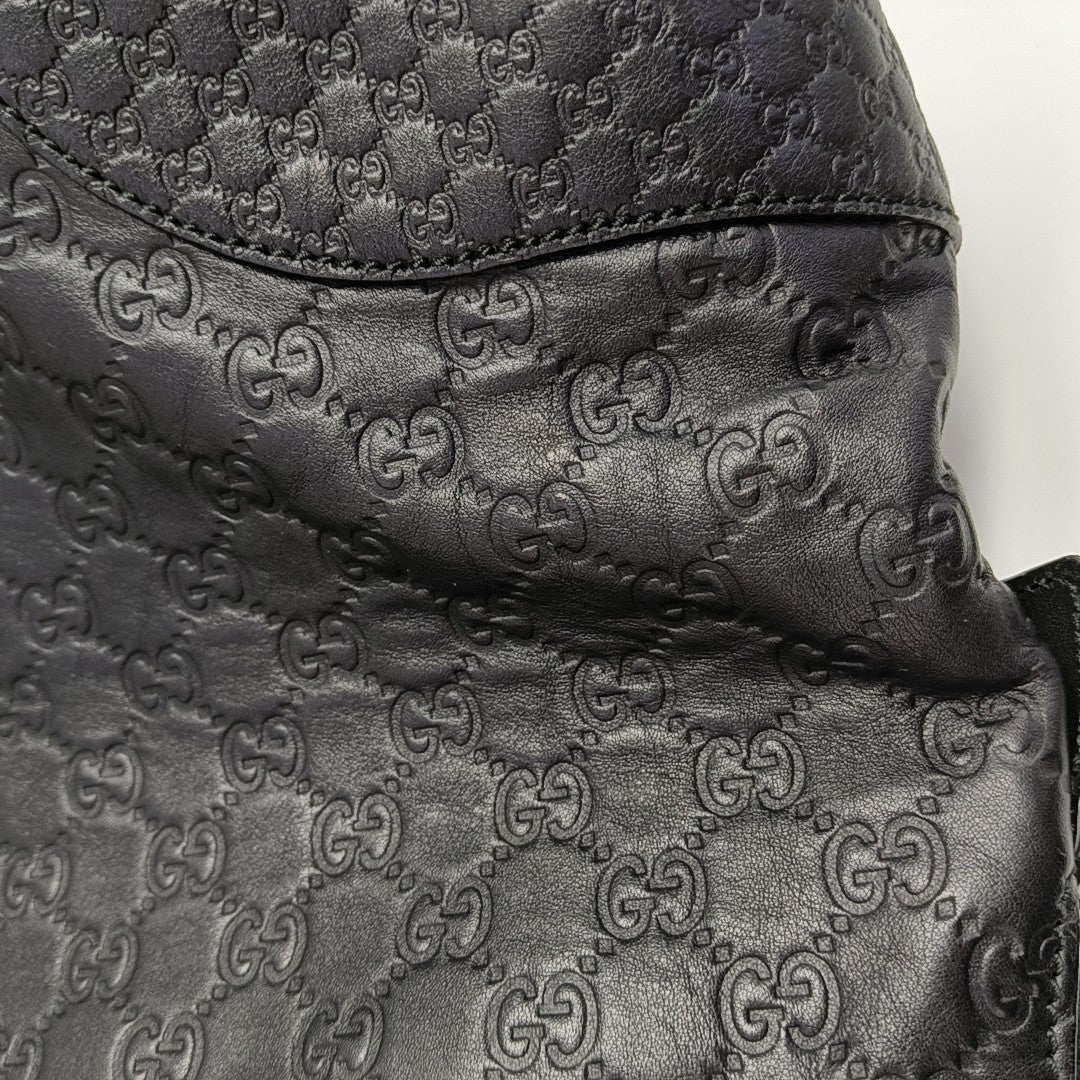 Bree Monogram Calfskin Black