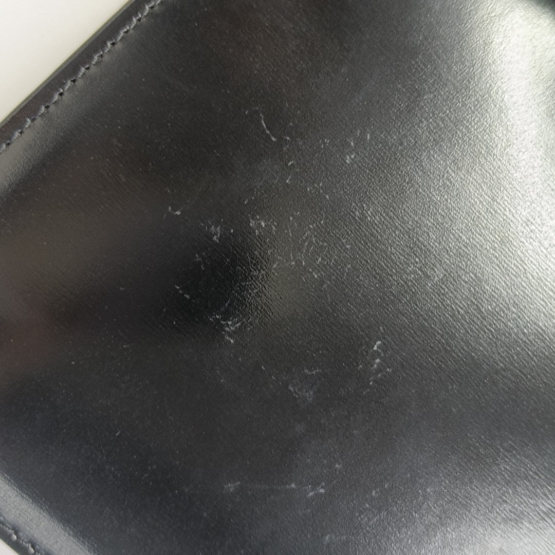 TRIOMPHE Medium Calfskin Black