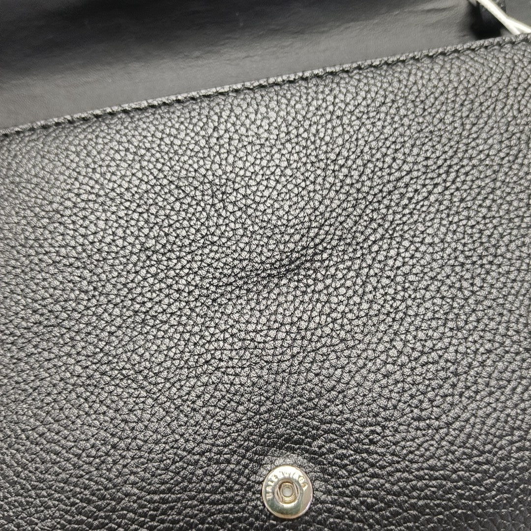 Calfskin Shoulder Bag Black