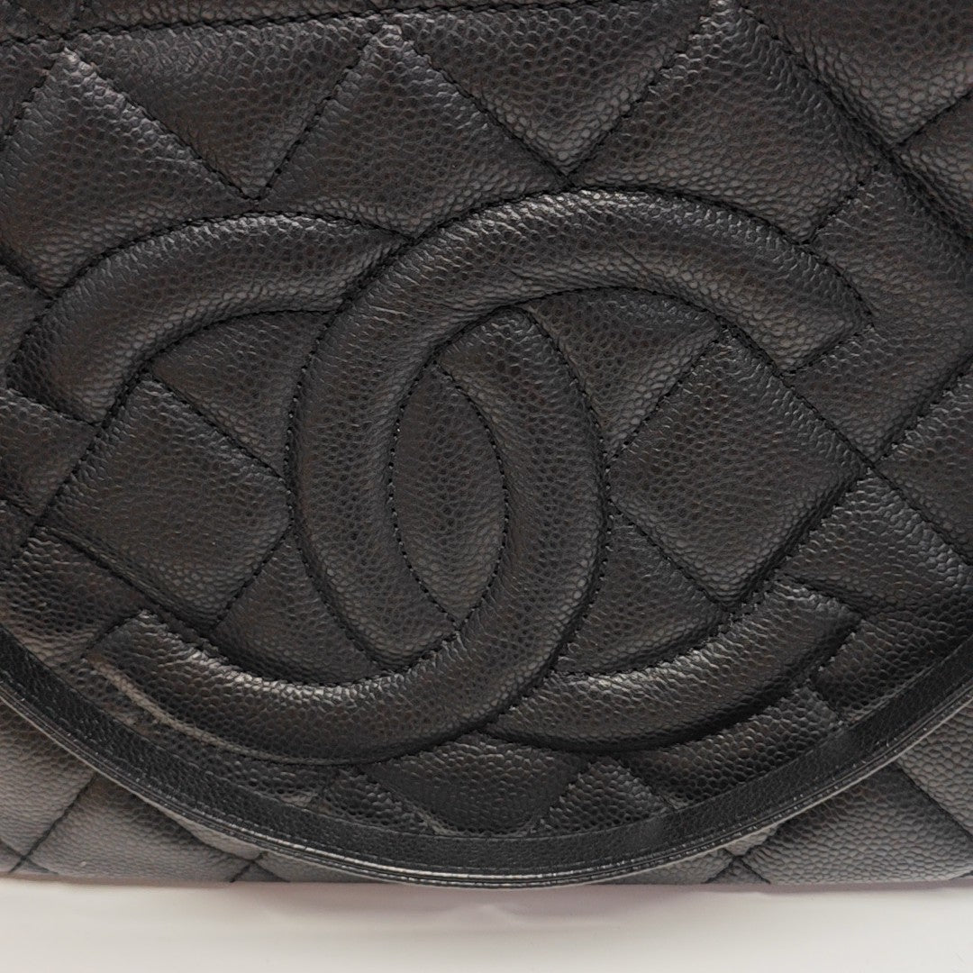 CC TIMELESS SOFT Quilted Grained Calfskin Black
