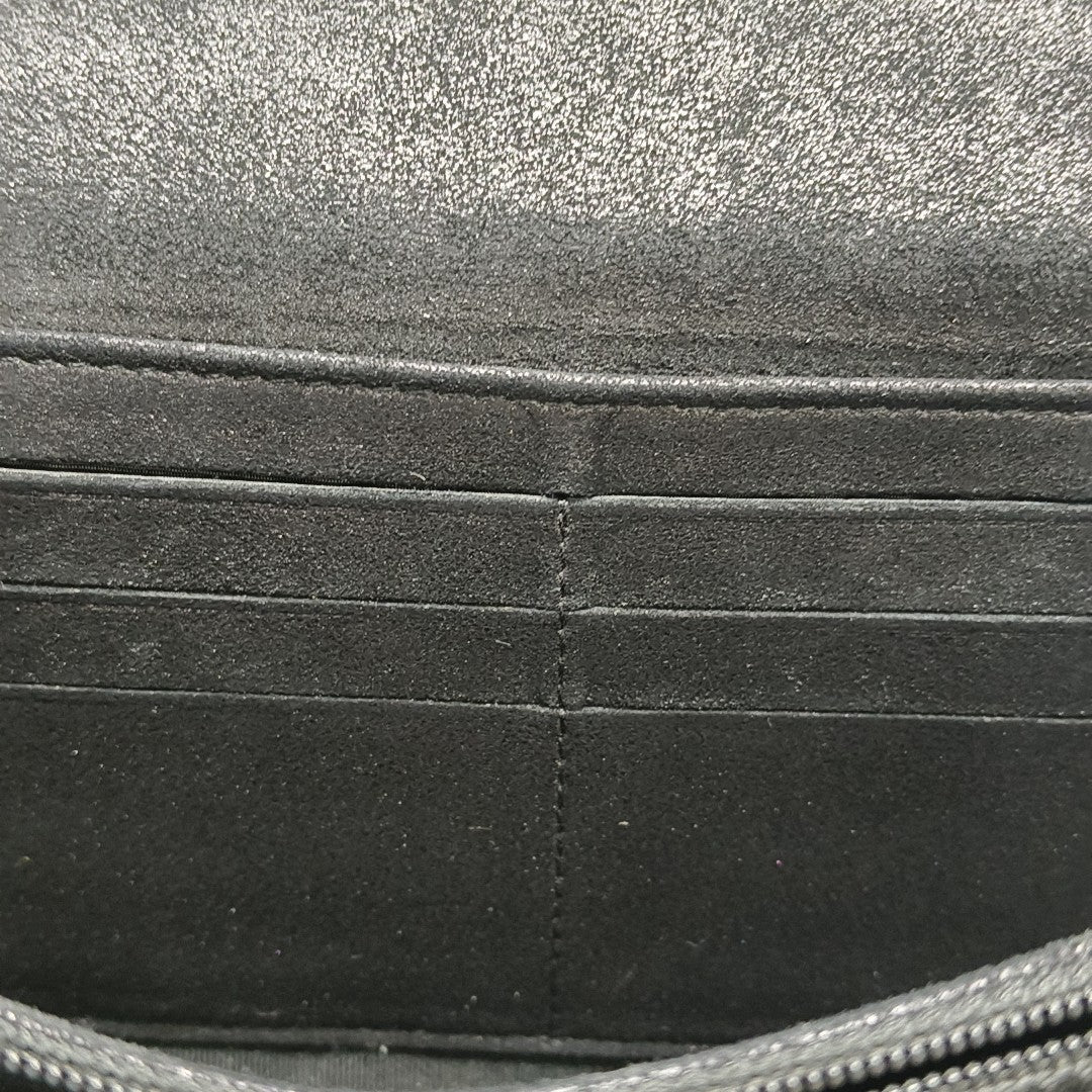 Quilted Lambskin Wallet Black