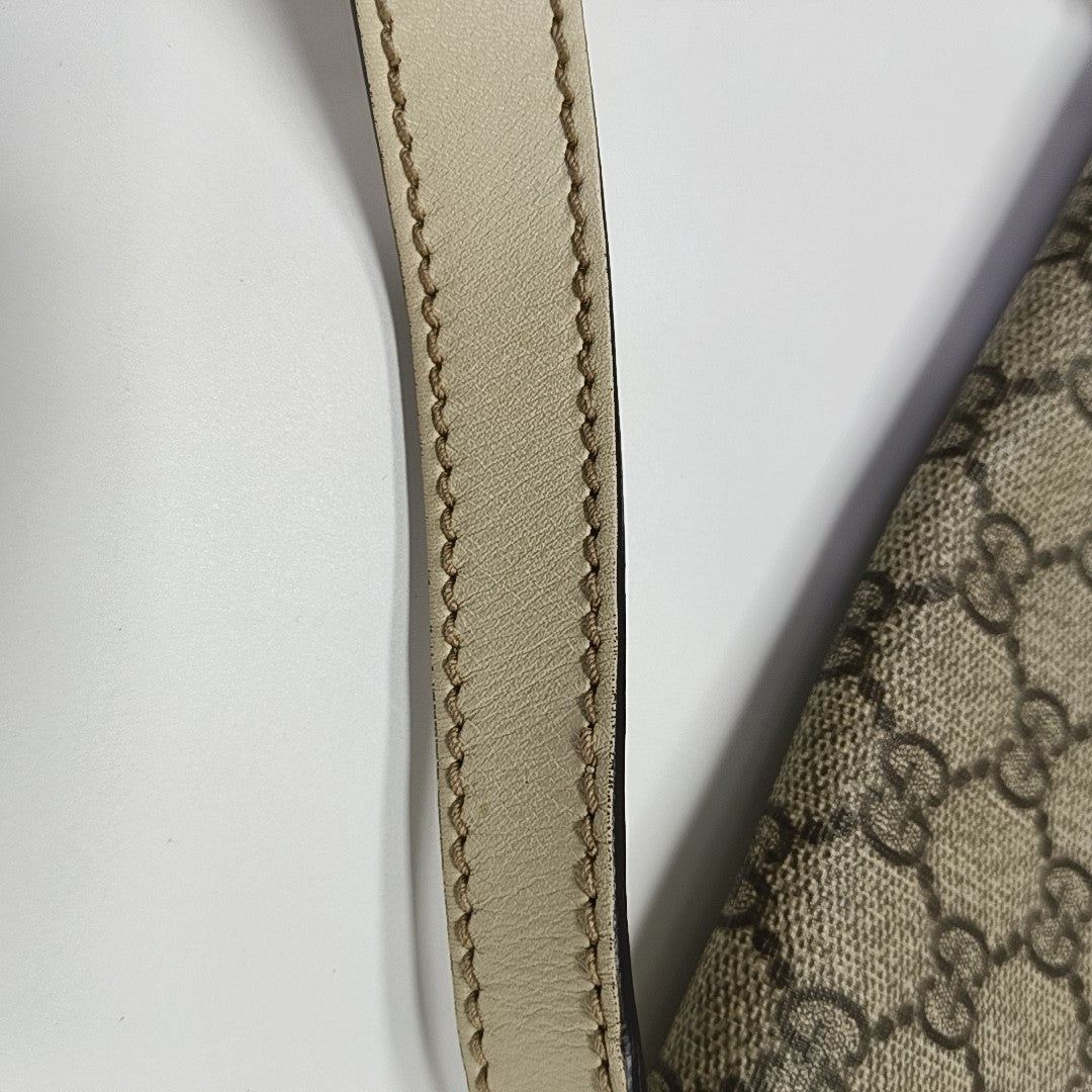 Ligne Shima Monogram Coated Canvas Beige