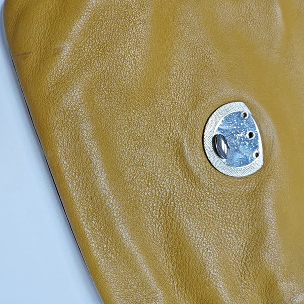 Calfskin Top Handle Bag Yellow