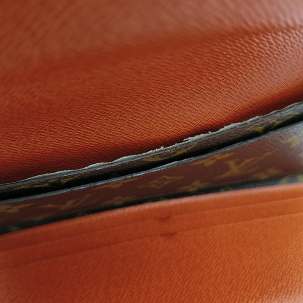 JOSÉPHINE Monogram Coated Canvas Brown Wallet