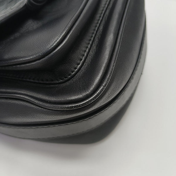 Calfskin Shoulder Bag Black