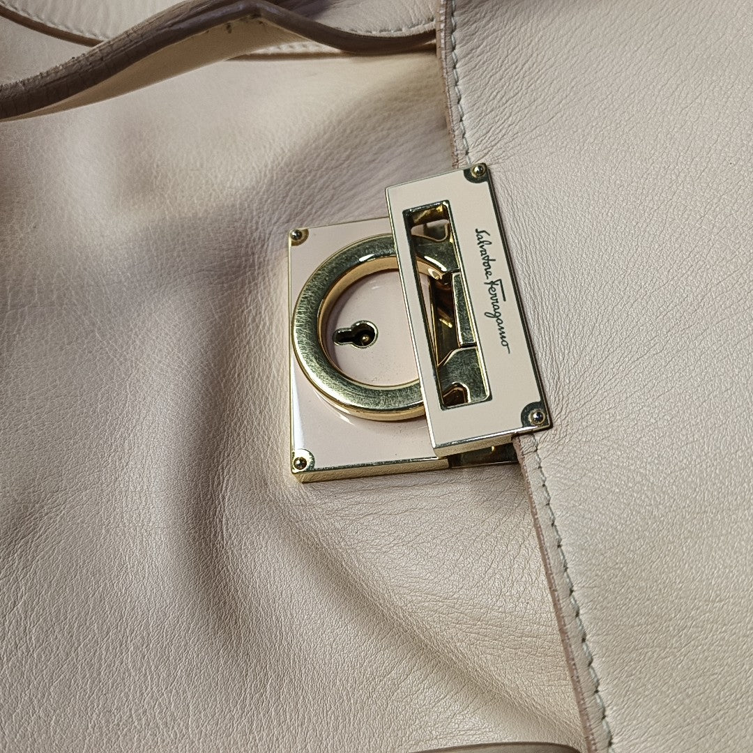 Sookie Quilted Calfskin Beige