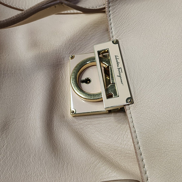 Sookie Quilted Calfskin Beige
