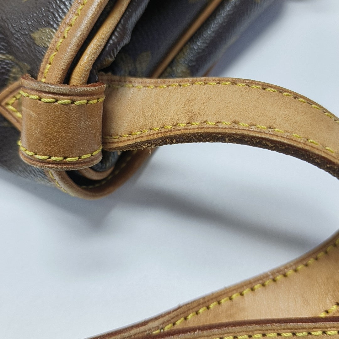 SAUMUR Monogram Coated Canvas Brown