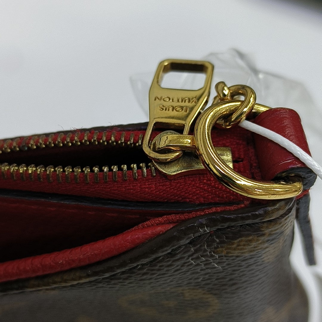 PALLAS BB Monogram Coated Canvas Brown