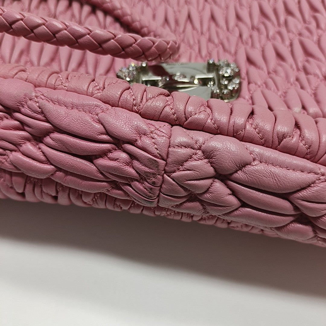 Crystal Lambskin Pink