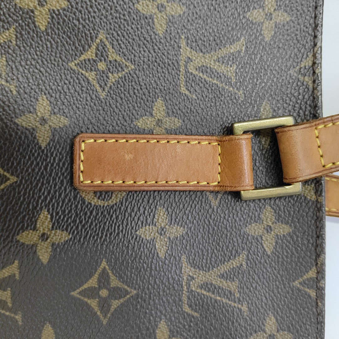VINTAGE VAVIN GM Monogram Coated Canvas Brown