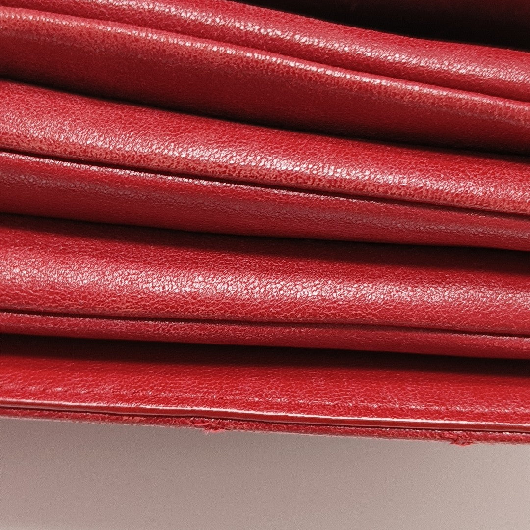 ANGIE Quilted Lambskin Red