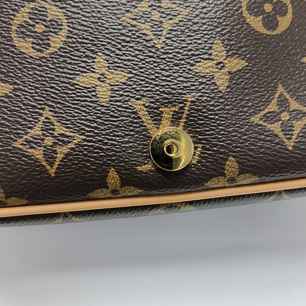 DIANE Monogram Coated Canvas Brown