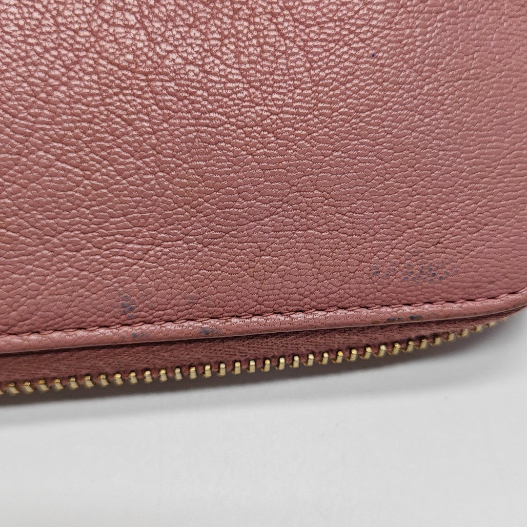 Calfskin Wallet Pink