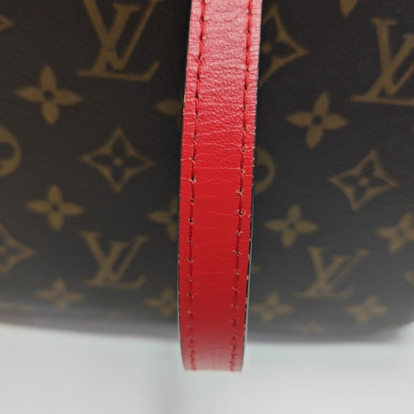 NÉONOÉ MM Monogram Coated Canvas Brown