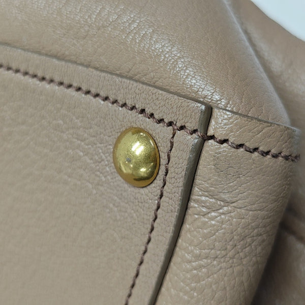 Calfskin Tote Bag Brown