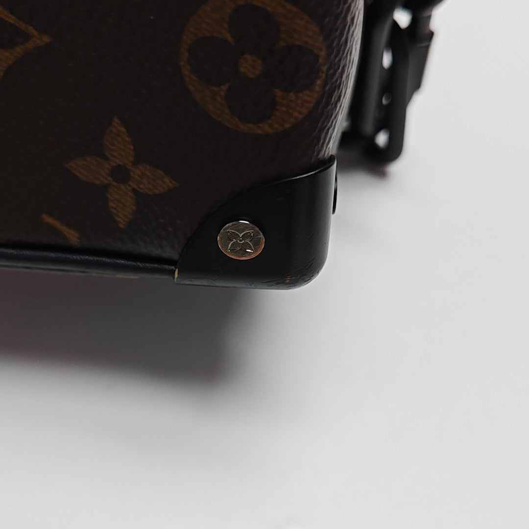 SOFT TRUNK Mini Monogram Coated Canvas Brown