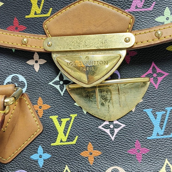 LV × TM BEVERLY GM Monogram Coated Canvas Black