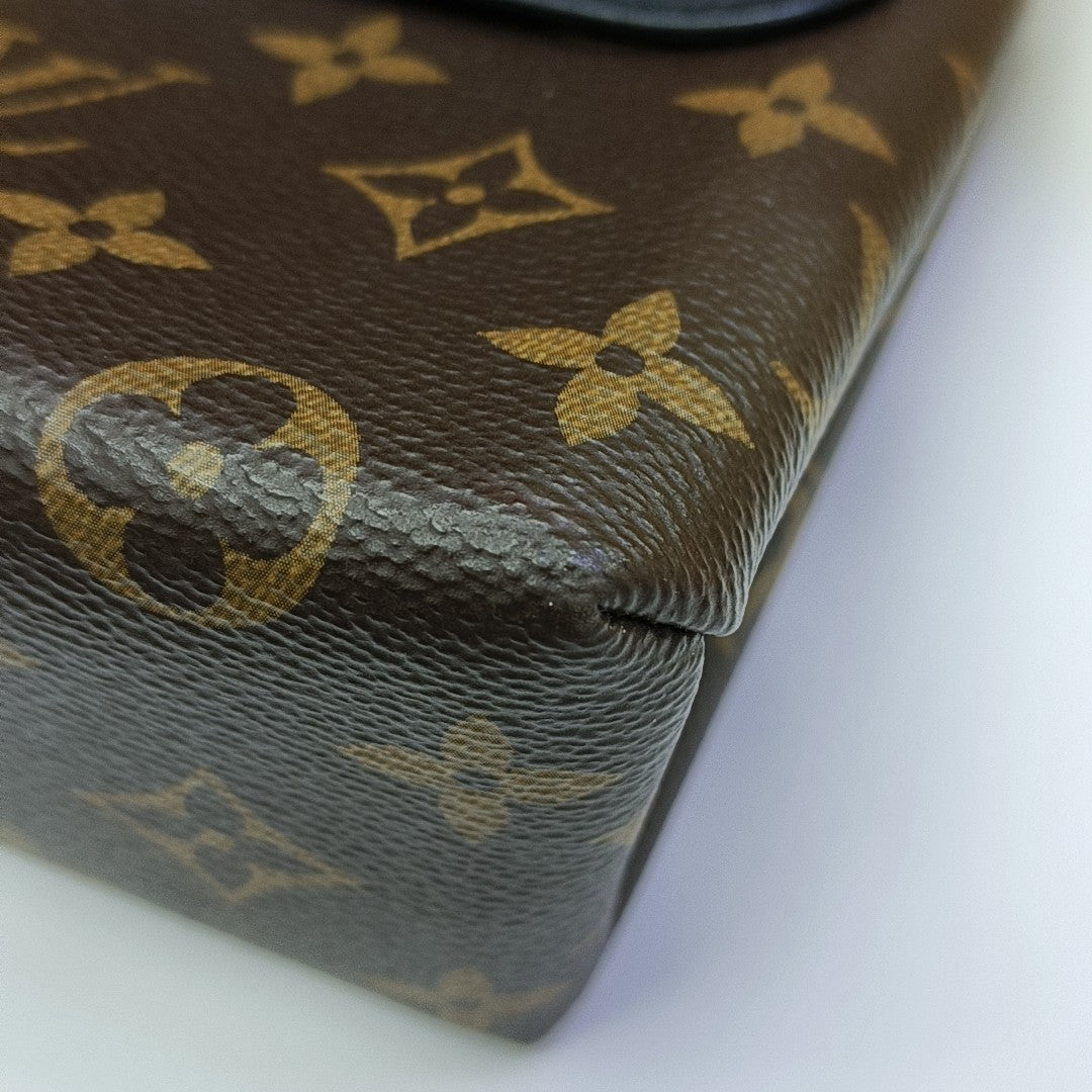LOCKY BB Monogram Coated Canvas Brown