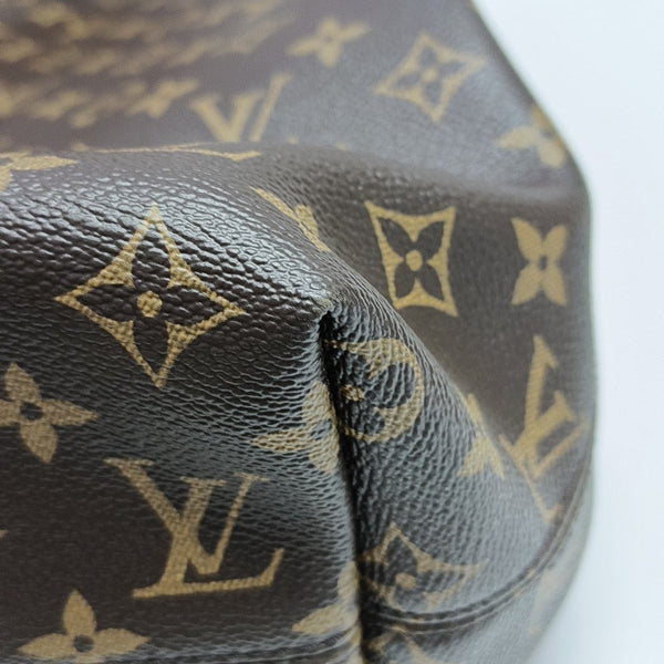 GRACEFUL TPM Monogram Coated Canvas Brown