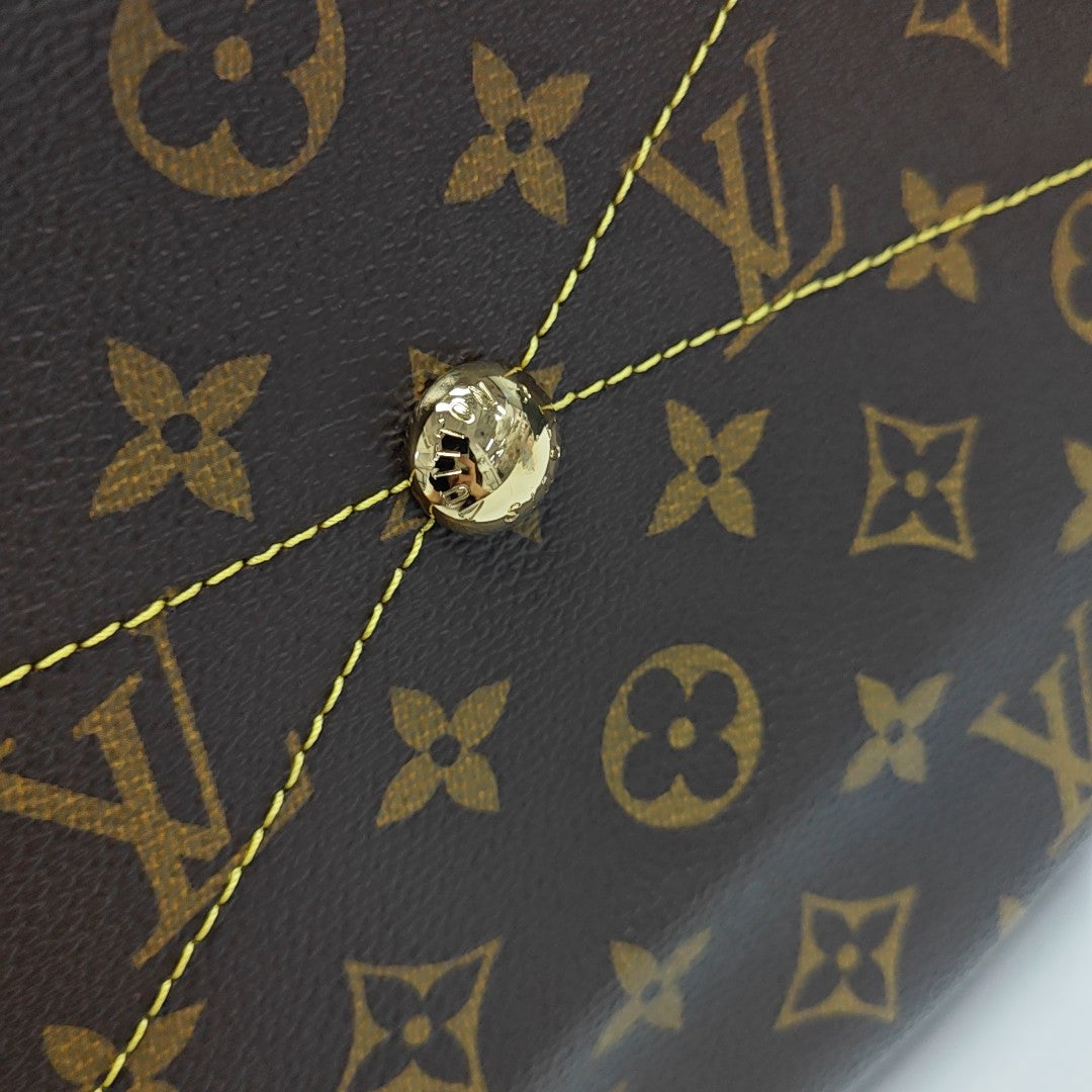 TIVOLI GM Monogram Coated Canvas Brown