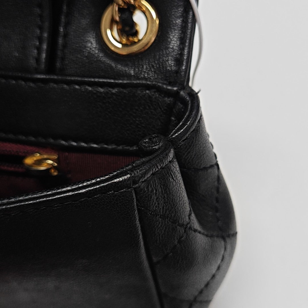 MADEMOISELLE Small Quilted Calfskin Black