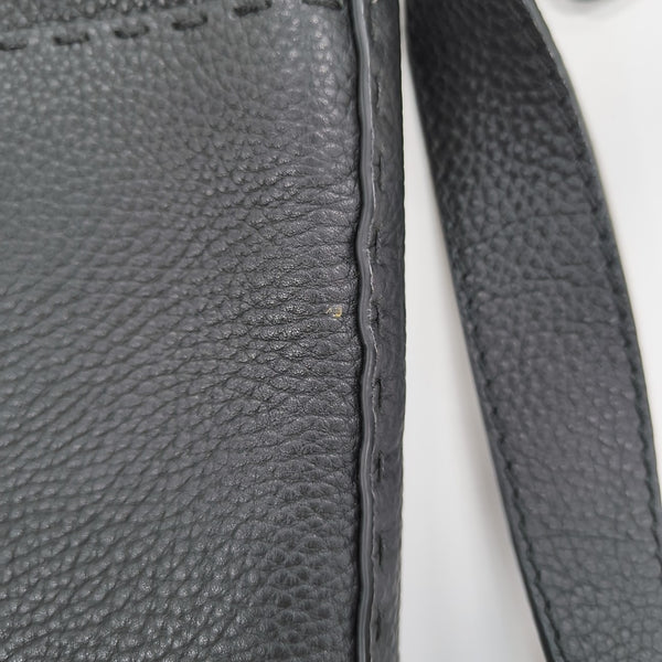 Calfskin Shoulder Bag Black