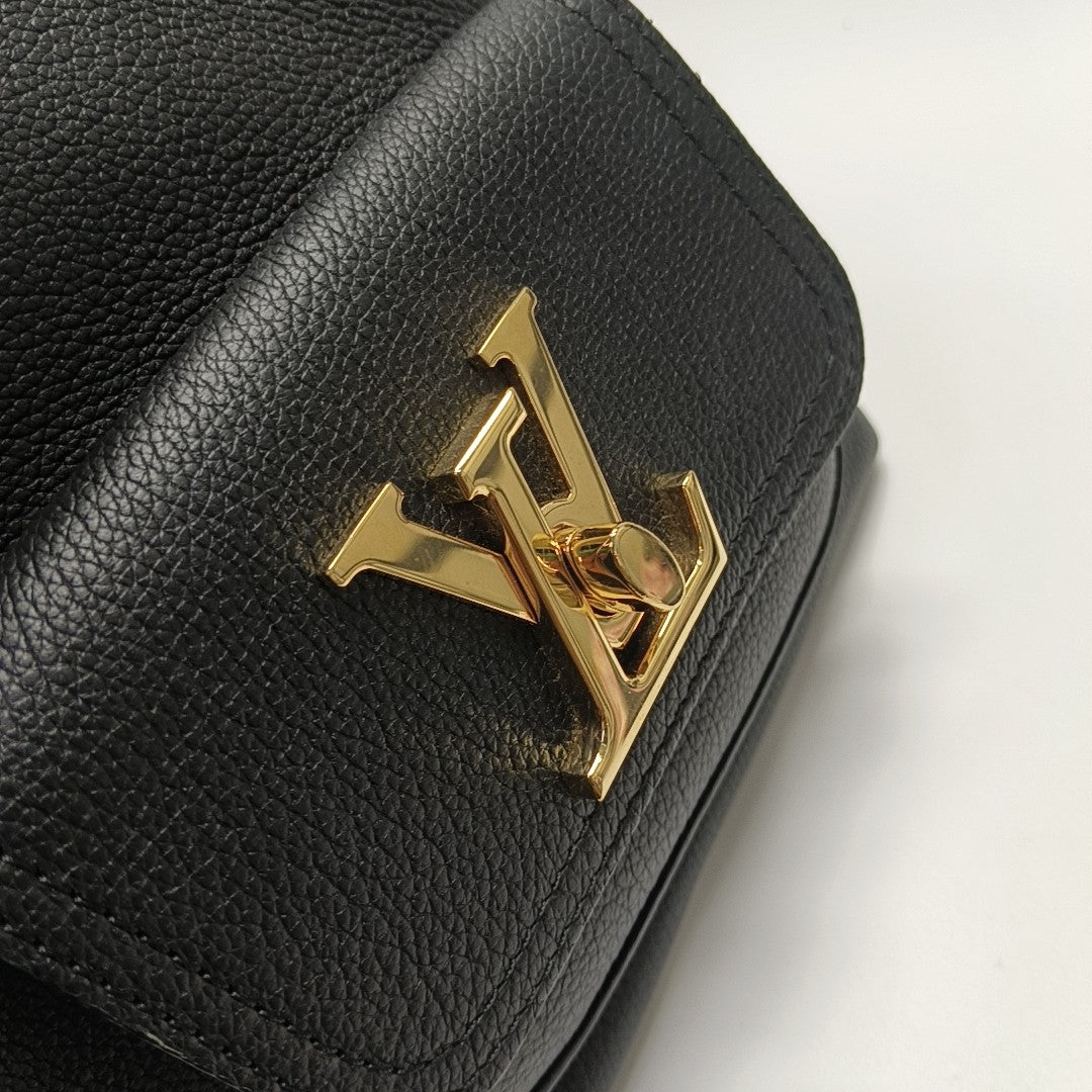 LOCKME BB Calfskin Black