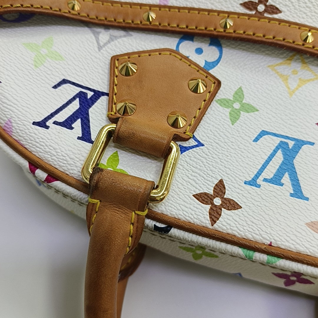LV × TM DEAUVILLE Monogram Coated Canvas White