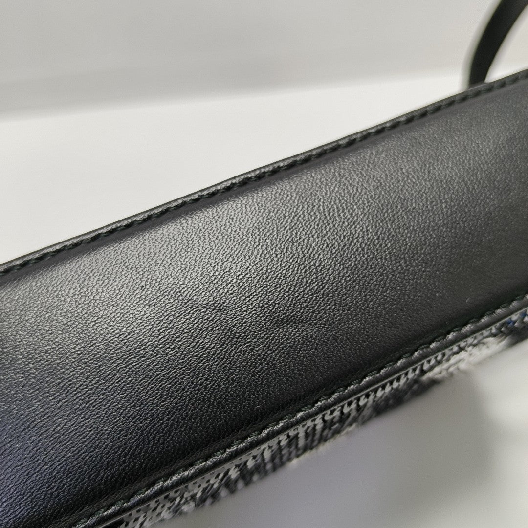 Sequins Tote Bag Black