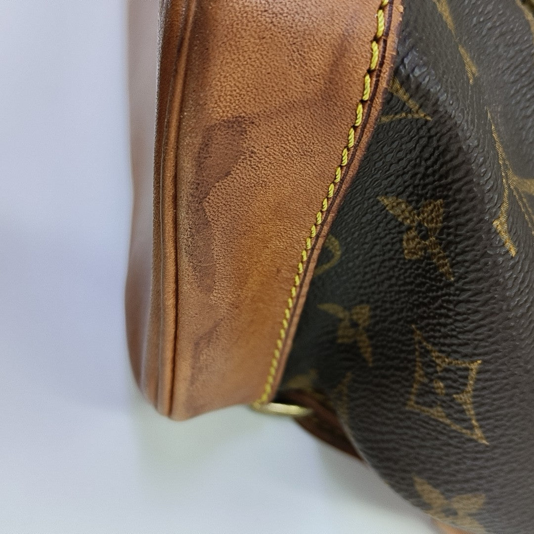 MONTSOURIS GM Monogram Coated Canvas Brown