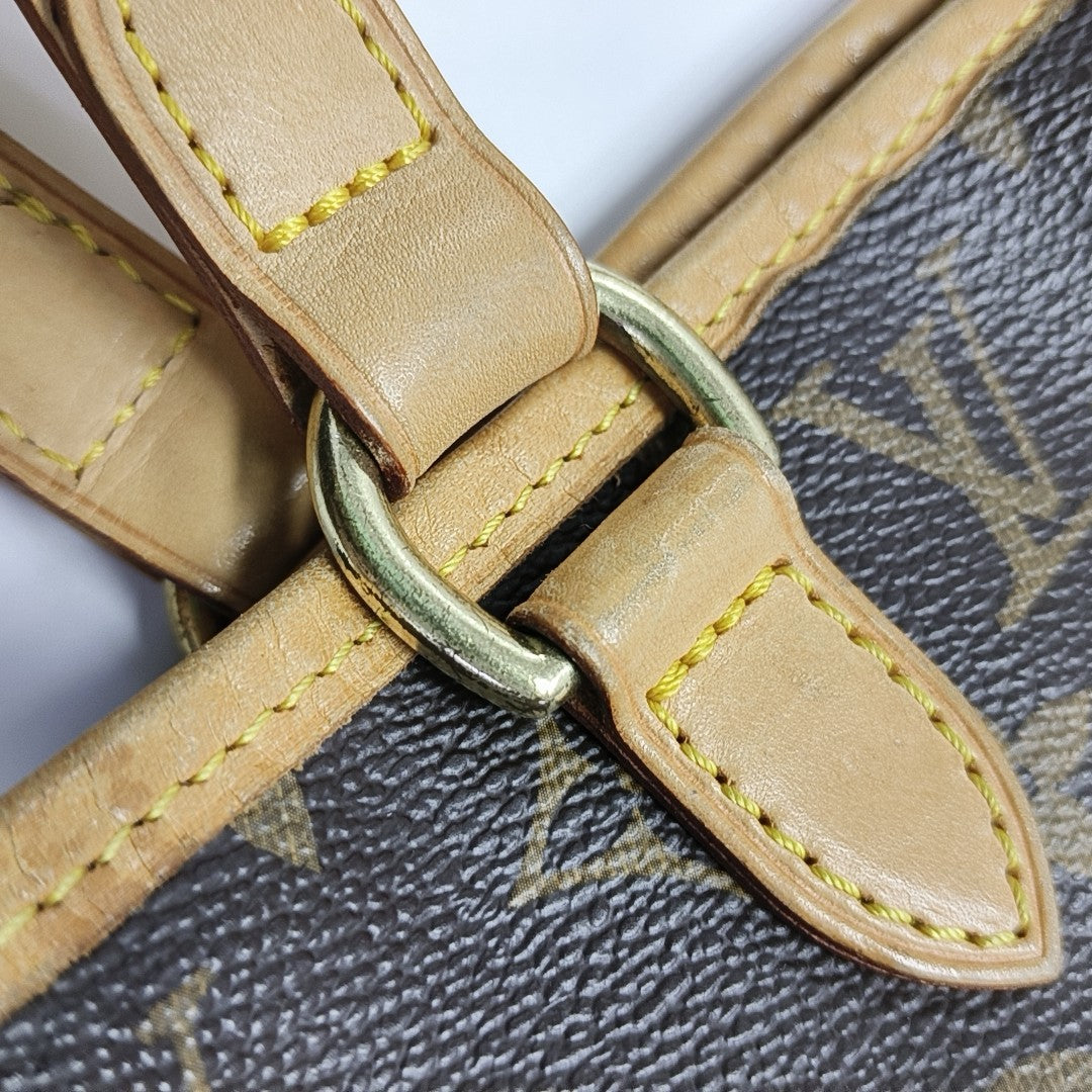 BATIGNOLLES MM Monogram Coated Canvas Brown