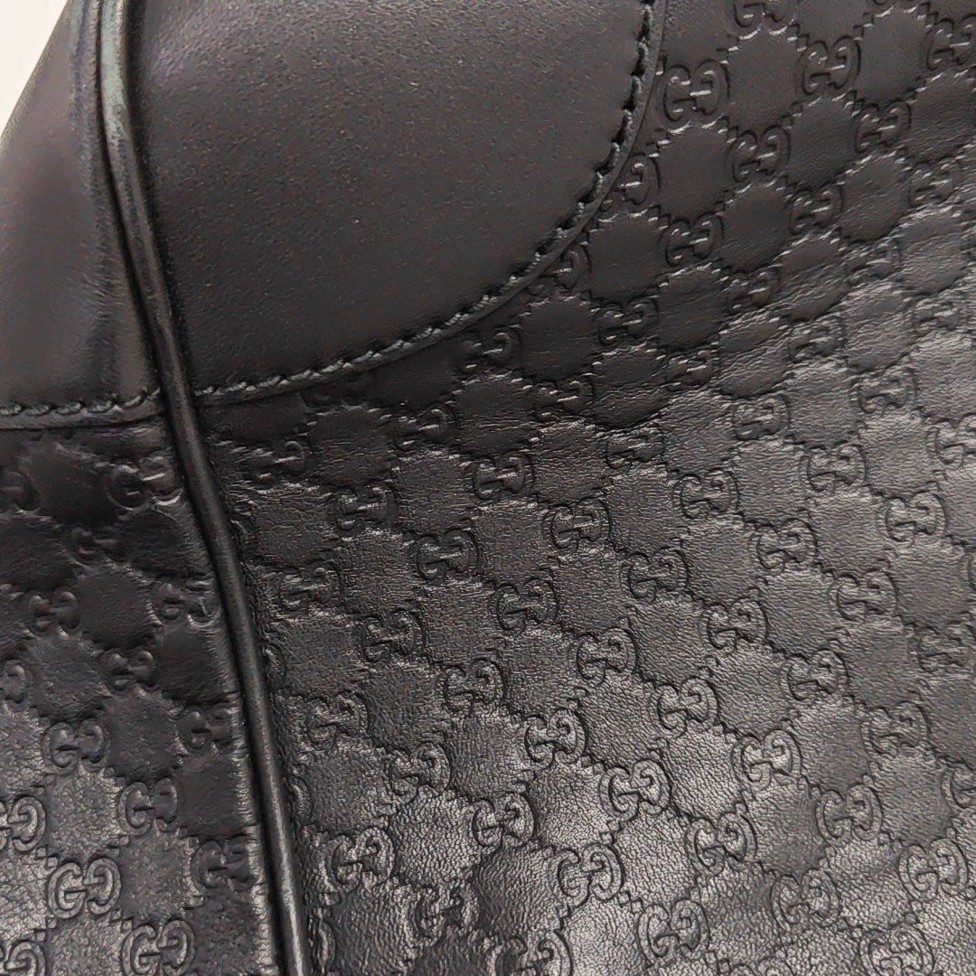 Bree Monogram Calfskin Black