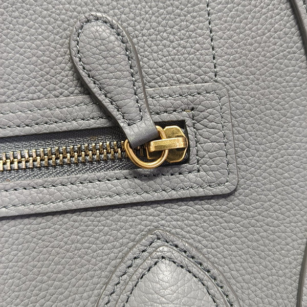 LUGGAGE Micro Calfskin Gray