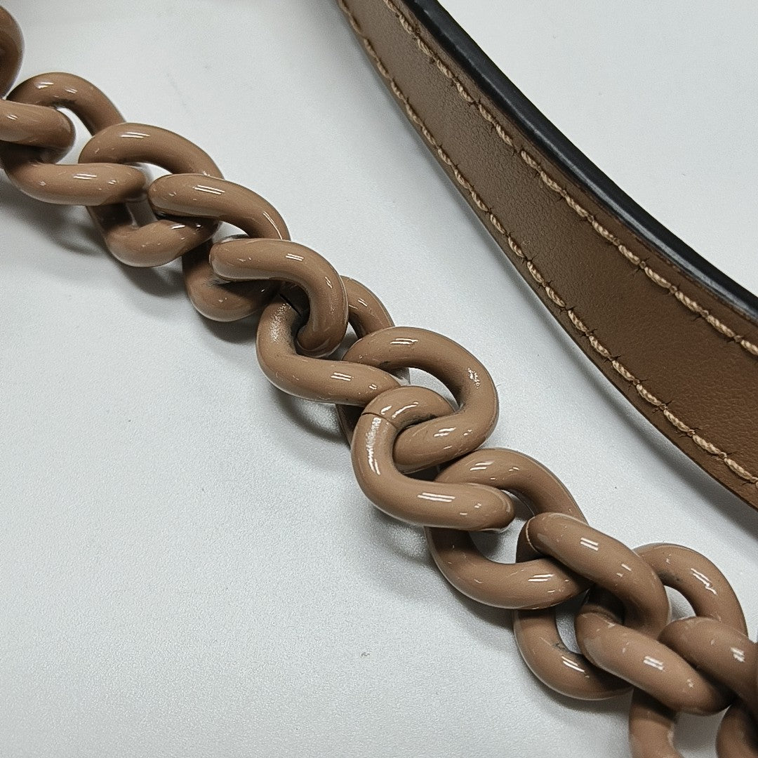GG Marmont Small Quilted Calfskin Brown