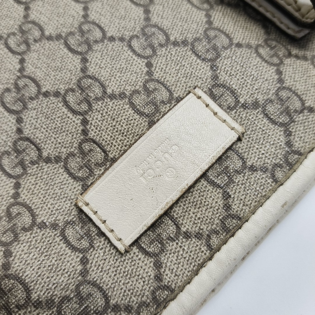 GG Imprime Monogram Coated Canvas Beige