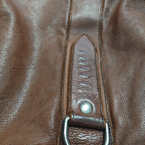 Calfskin Top Handle Bag Red