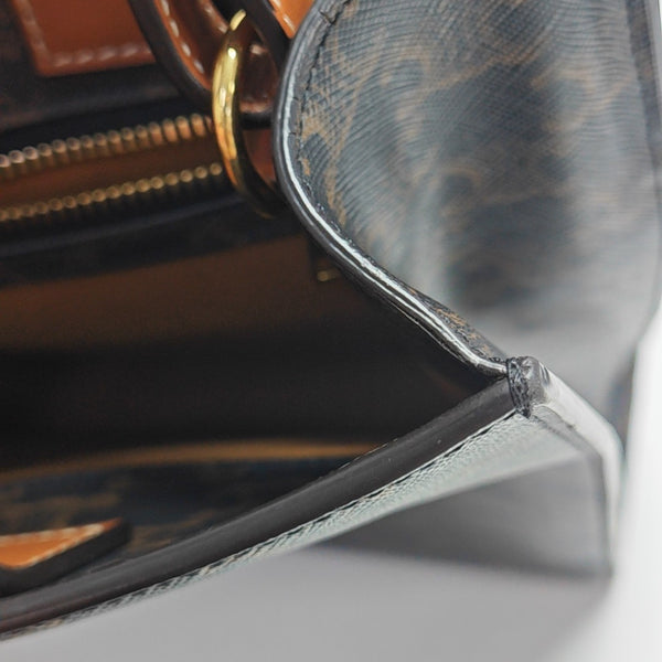 CABAS CELINE Small Coated Canvas Brown